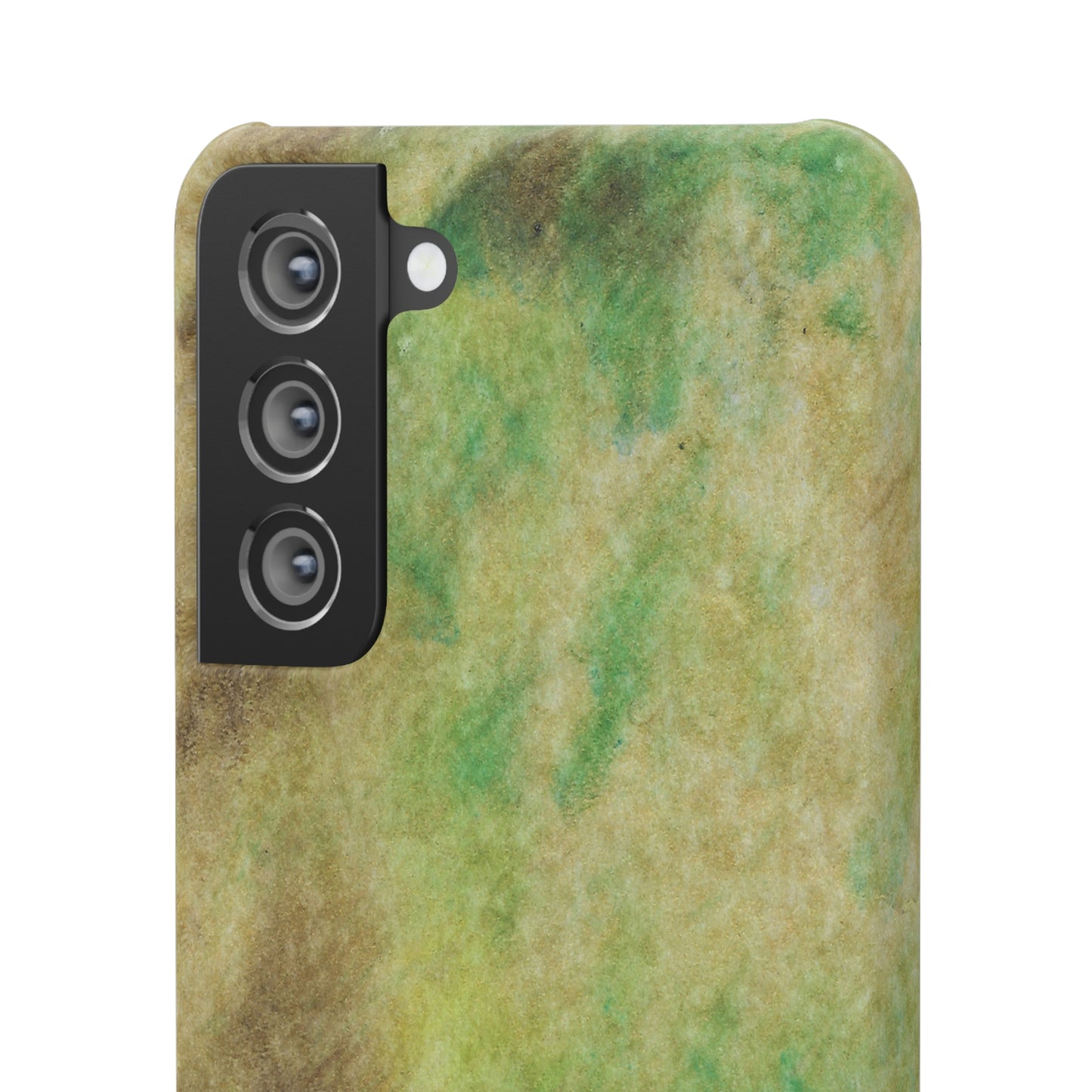 iPhone Samsung Galaxy Pixel5G Snap Case Phone Case Green Marble