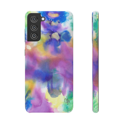 iPhone Samsung Galaxy Pixel5G Snap Case Phone Case Euphoric Colors