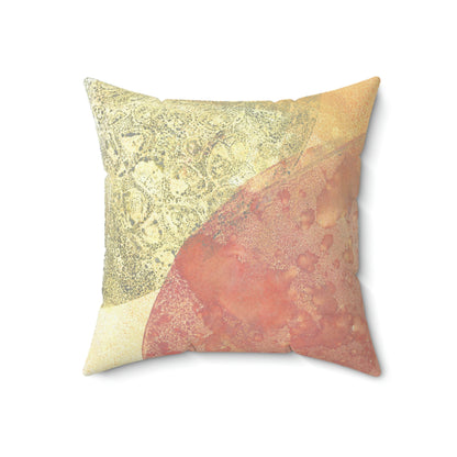 Autumn Quadrants Square Pillow - Alja Design