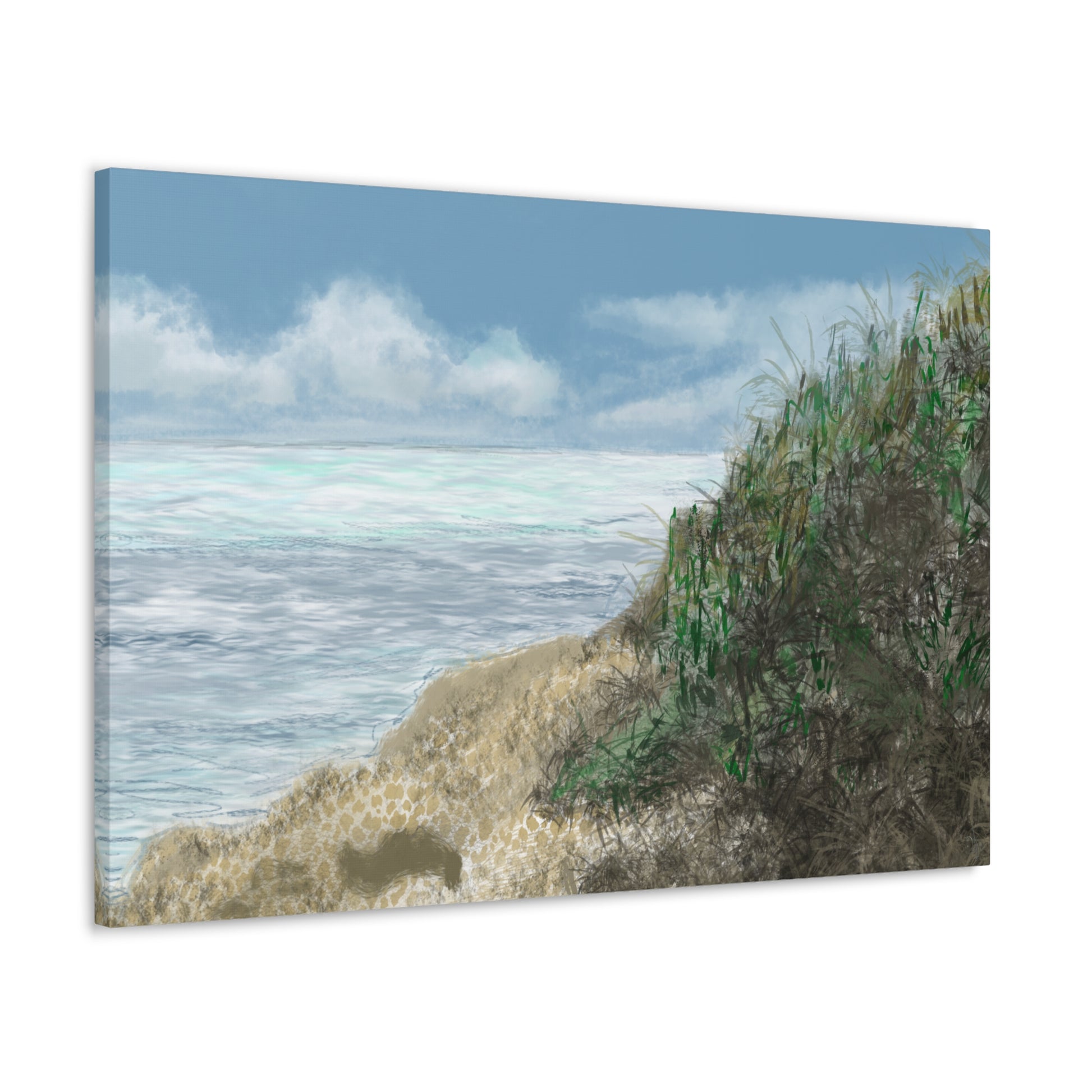 West Cliff Canvas Print - Alja Design