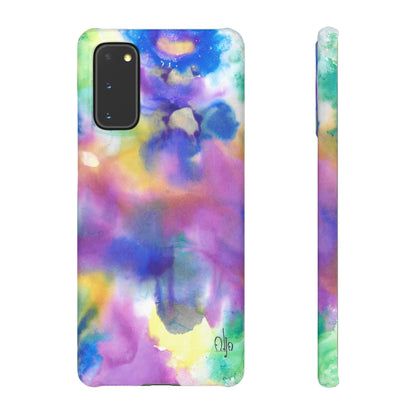 iPhone Samsung Galaxy Pixel5G Snap Case Phone Case Euphoric Colors