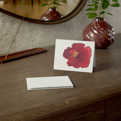 Hibiscus Folded Greeting Card