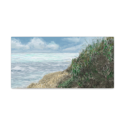 West Cliff Canvas Print - Alja Design