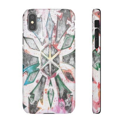 iPhone Samsung Galaxy Pixel5G Snap Case Phone Case Green Ice