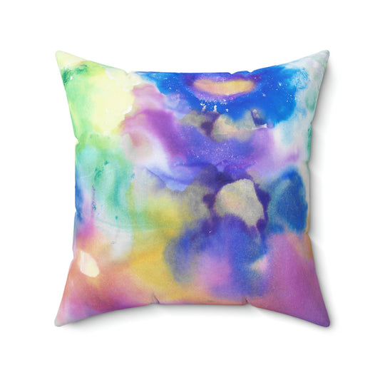 Euphoric Colors Square Pillow - Alja Design