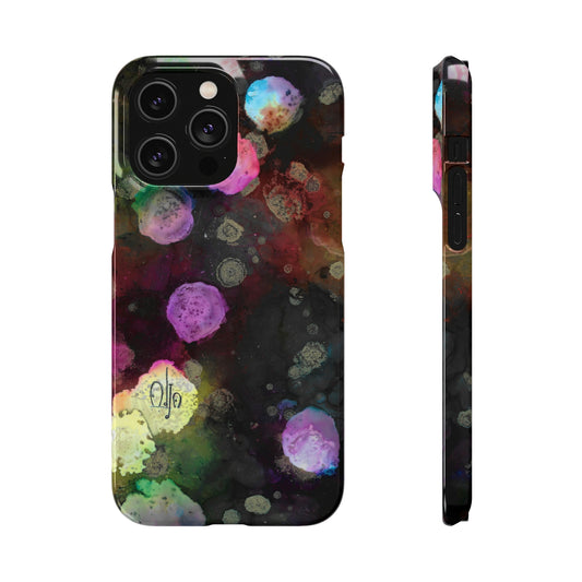 iPhone Samsung Galaxy Pixel5G Snap Case Phone Case Black Space