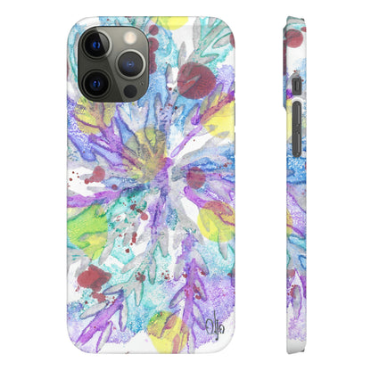 iPhone Samsung Galaxy Pixel5G Snap Case Phone Case Winter Colors