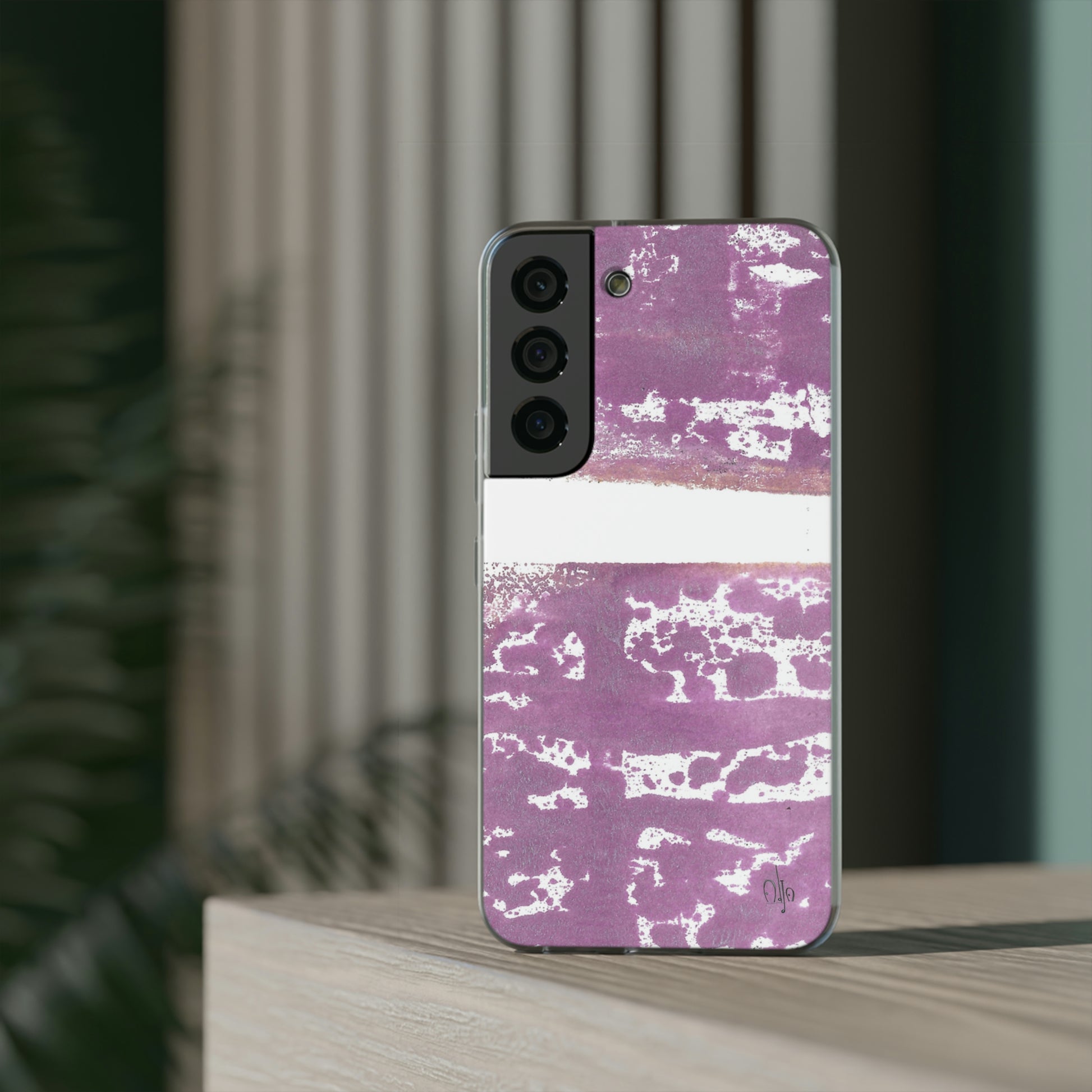 iPhone and Samsung Galaxy Flexi Phone Case Purple Horizon - Alja Design