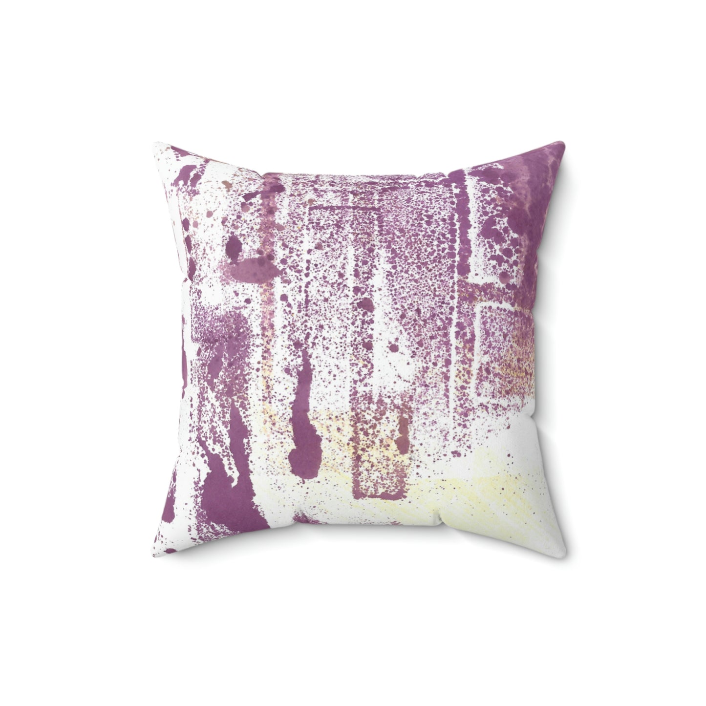 Purple Fantasy Two Square Pillow - Alja Design