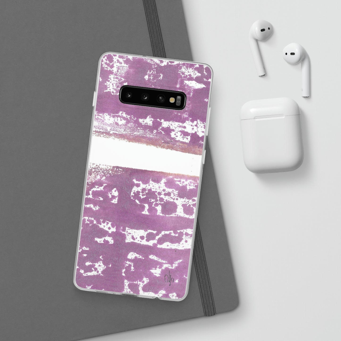 iPhone and Samsung Galaxy Flexi Phone Case Purple Horizon - Alja Design