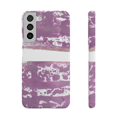 iPhone Samsung Galaxy Pixel5G Snap Case Phone Case Purple Horizon