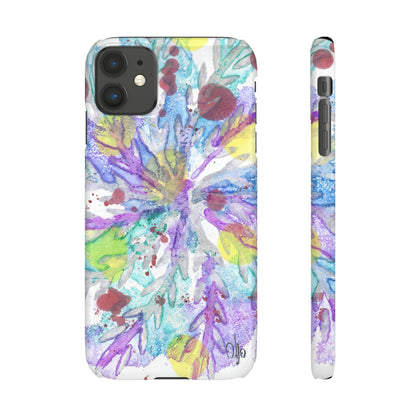 iPhone Samsung Galaxy Pixel5G Snap Case Phone Case Winter Colors