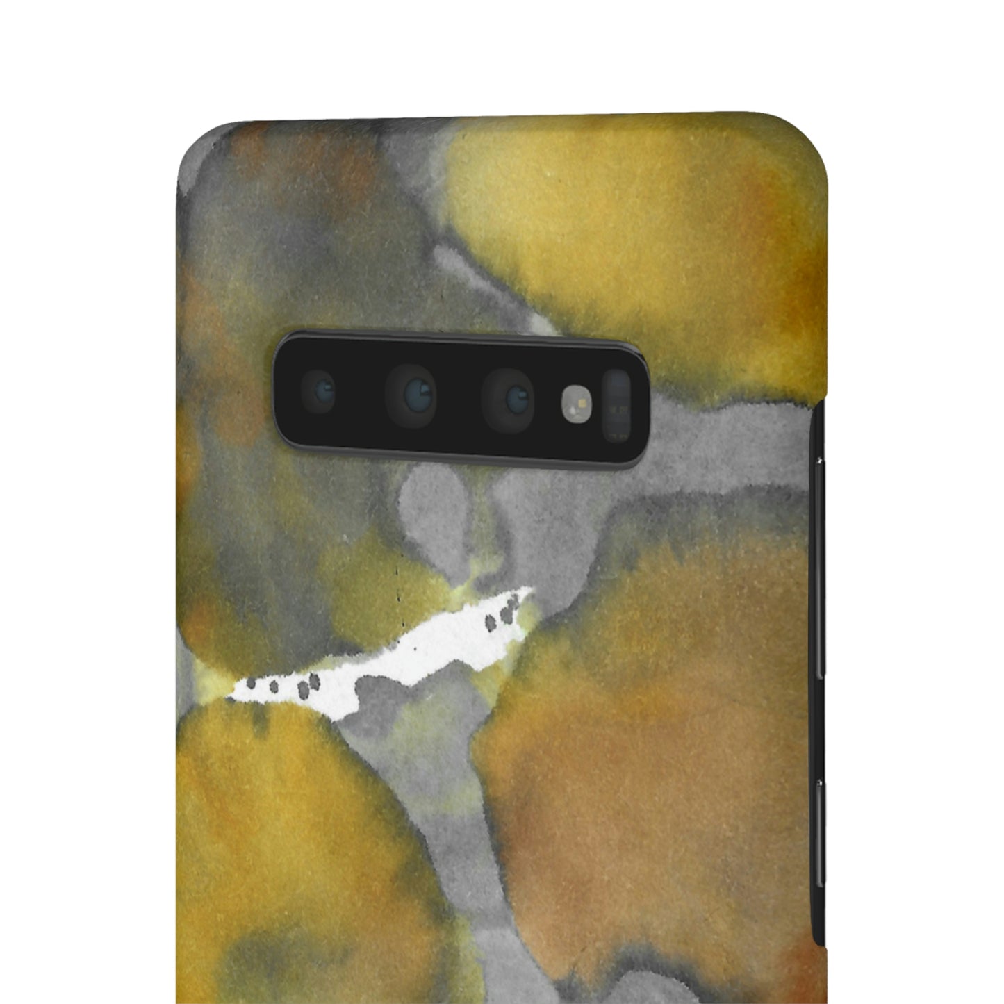 iPhone Samsung Galaxy Pixel5G Snap Case Phone Case Yellow Volcano