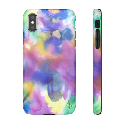 iPhone Samsung Galaxy Pixel5G Snap Case Phone Case Euphoric Colors