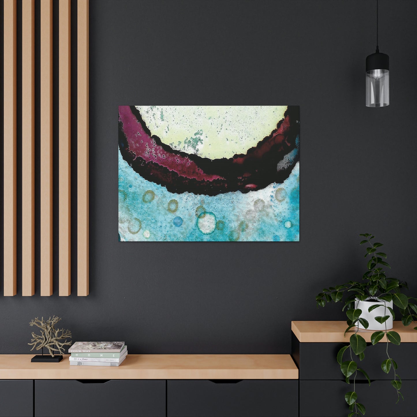 Inner Space 7 Canvas Print - Alja Design