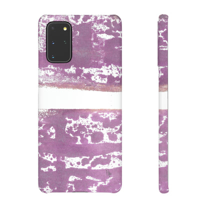 iPhone Samsung Galaxy Pixel5G Snap Case Phone Case Purple Horizon