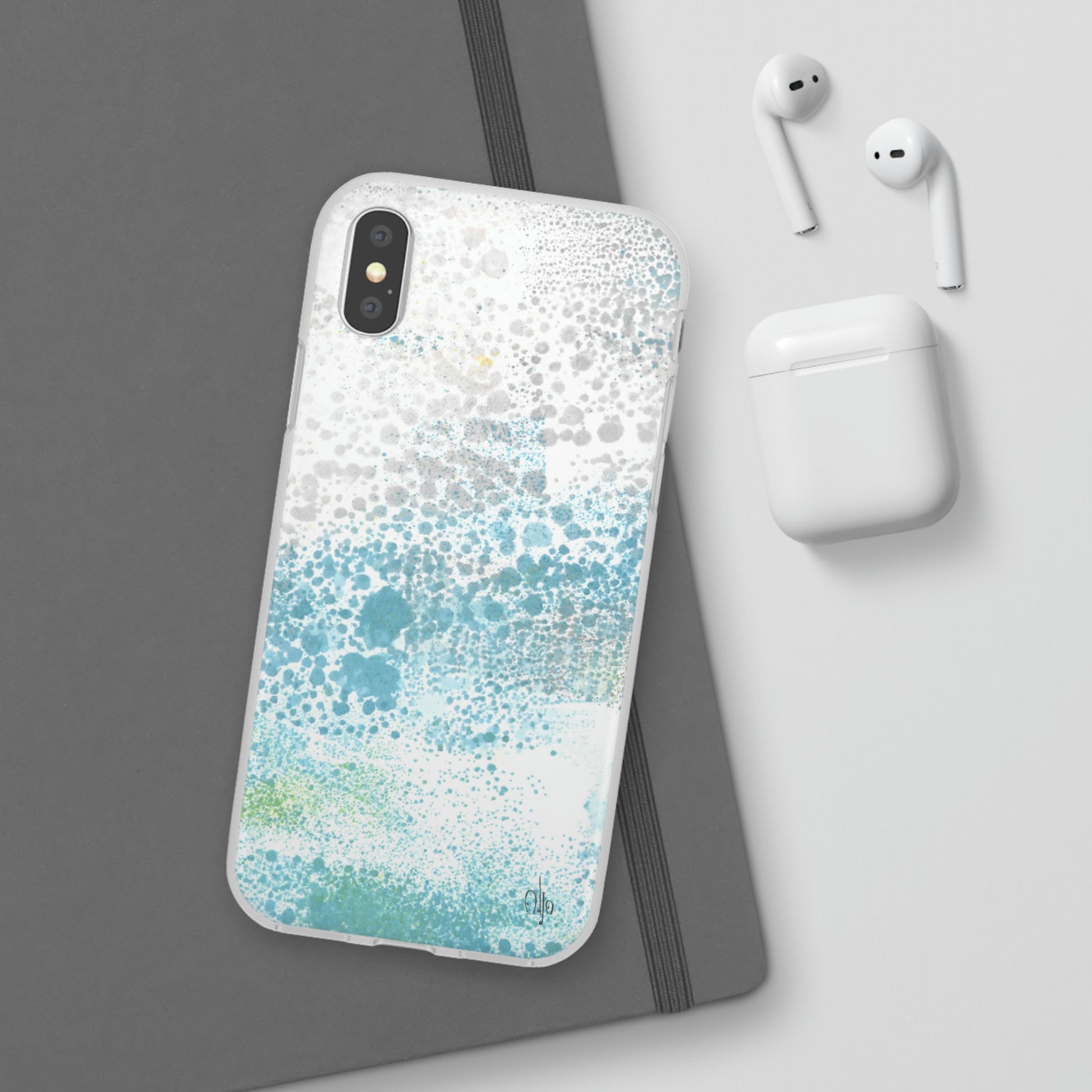 iPhone and Samsung Galaxy Flexi Phone Case Gentle Rain - Alja Design