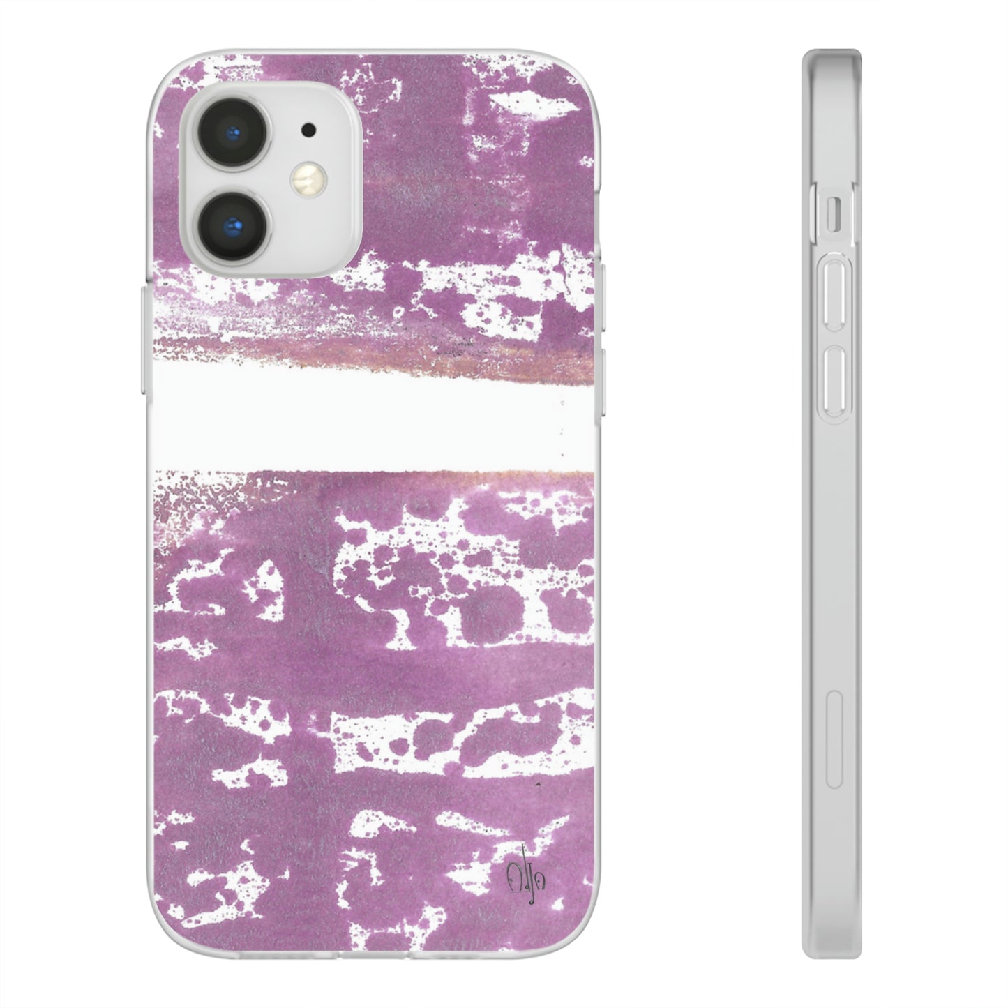 iPhone and Samsung Galaxy Flexi Phone Case Purple Horizon - Alja Design