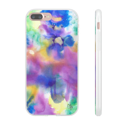 iPhone and Samsung Galaxy Flexi Phone Case Euphoric Colors - Alja Design