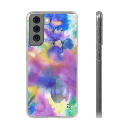 iPhone and Samsung Galaxy Flexi Phone Case Euphoric Colors - Alja Design