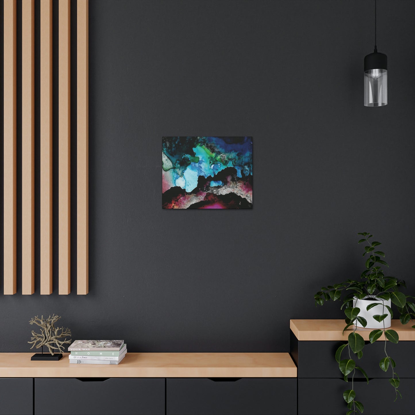 Inner Space 5 Canvas Print - Alja Design