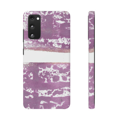 iPhone Samsung Galaxy Pixel5G Snap Case Phone Case Purple Horizon