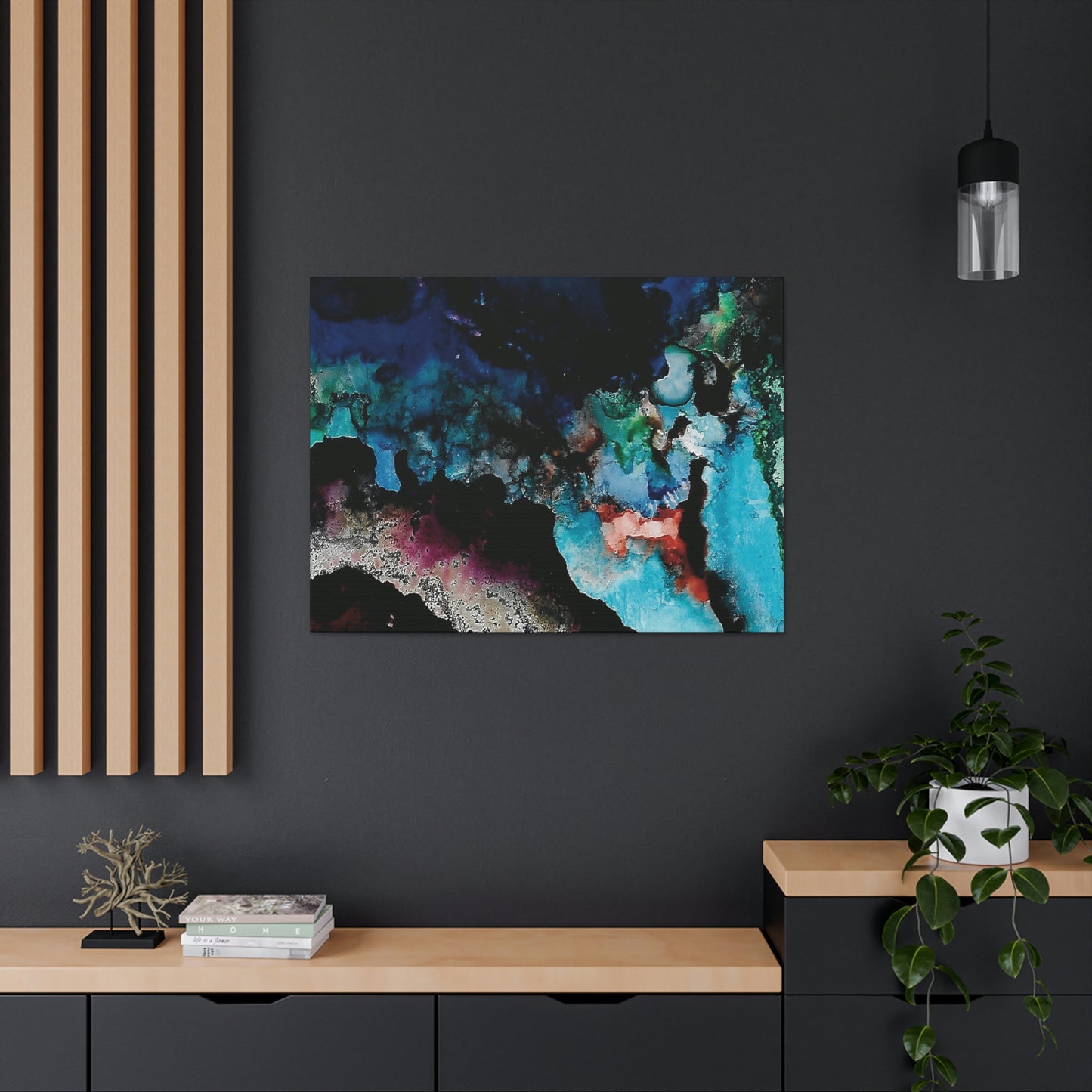 Inner Space 3 Canvas Print - Alja Design