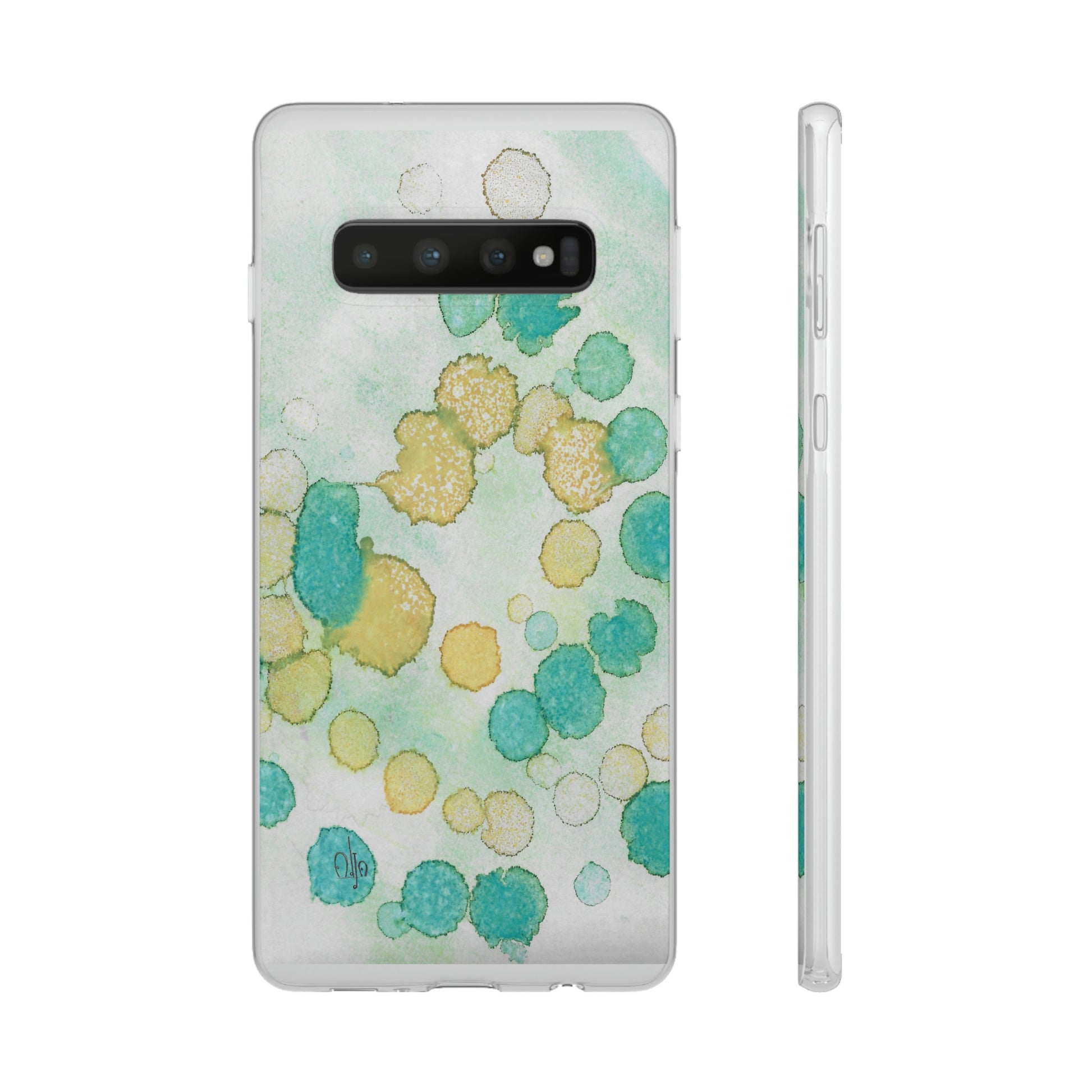 iPhone and Samsung Galaxy Flexi Phone Case Deep Bubbles - Alja Design