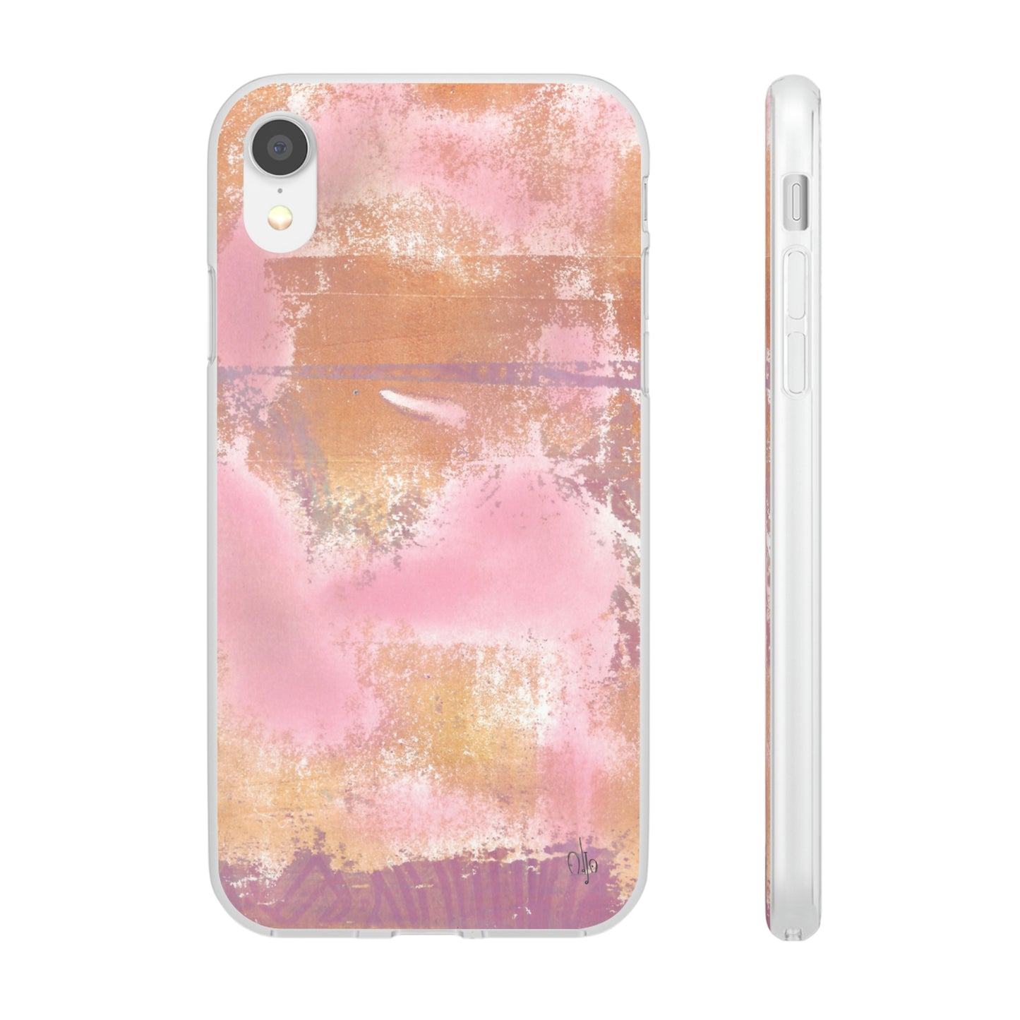 iPhone and Samsung Galaxy Flexi Phone Case Passionate Pink - Alja Design