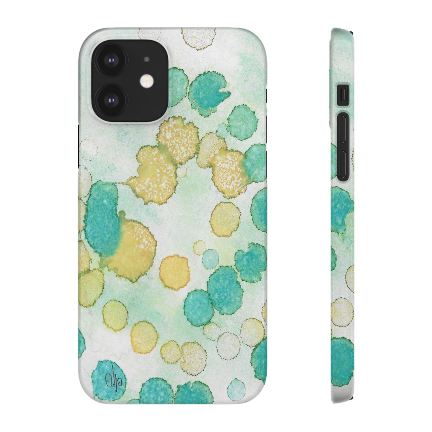 iPhone Samsung Galaxy Pixel5G Snap Case Phone Case Deep Bubbles