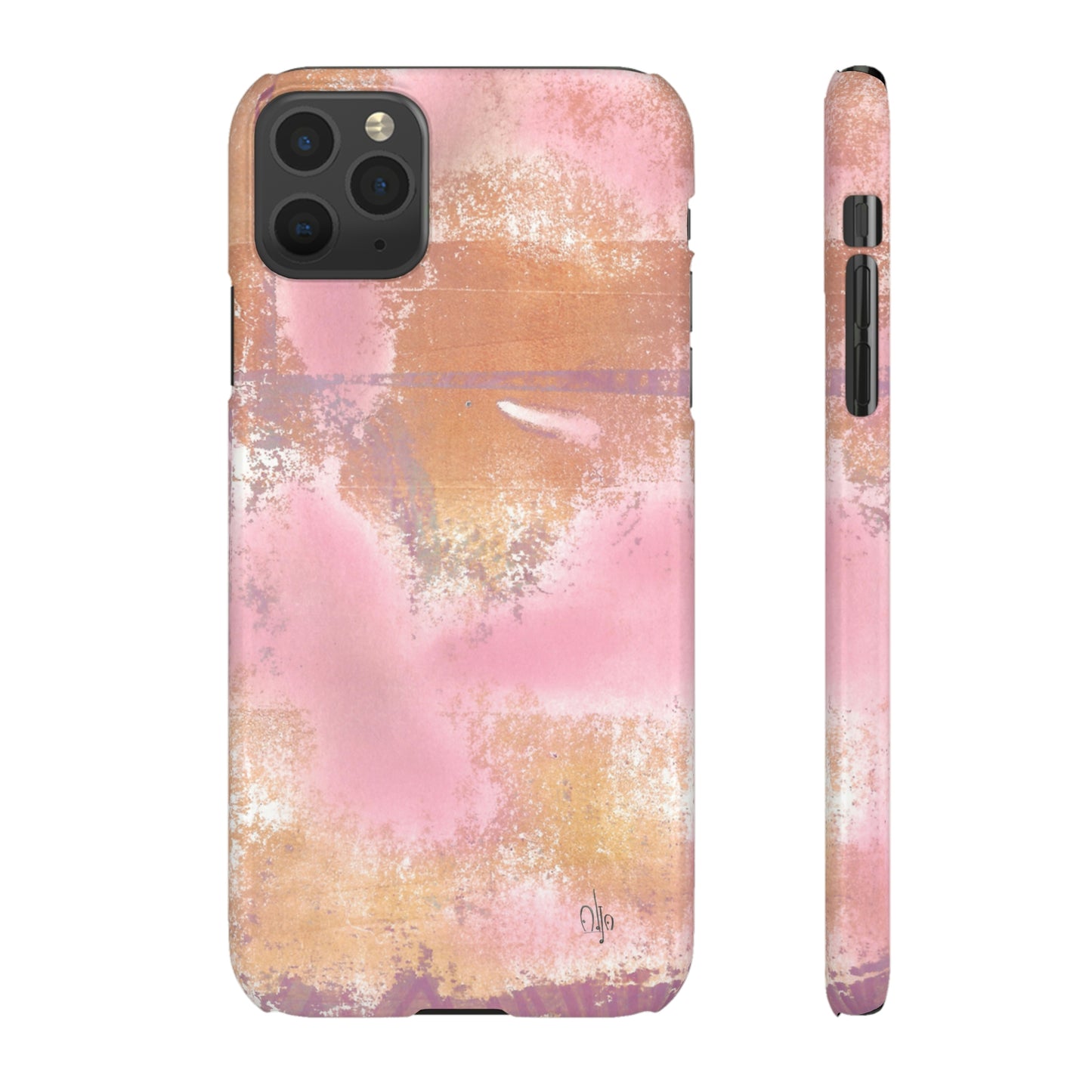 iPhone Samsung Galaxy Pixel5G Snap Case Phone Case Passionate Pink