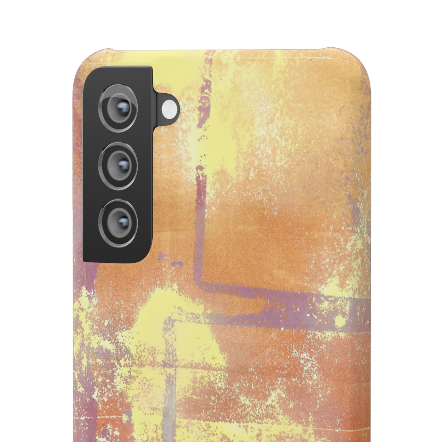 iPhone Samsung Galaxy Pixel5G Snap Case Phone Case Passionate Orange