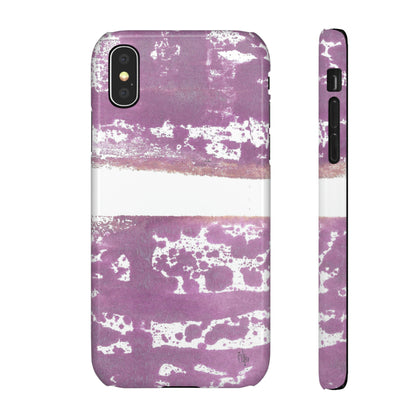 iPhone Samsung Galaxy Pixel5G Snap Case Phone Case Purple Horizon