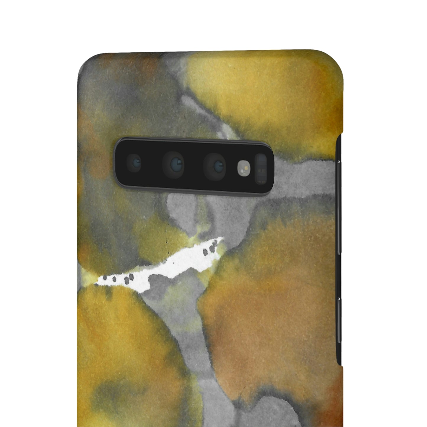 iPhone Samsung Galaxy Pixel5G Snap Case Phone Case Yellow Volcano