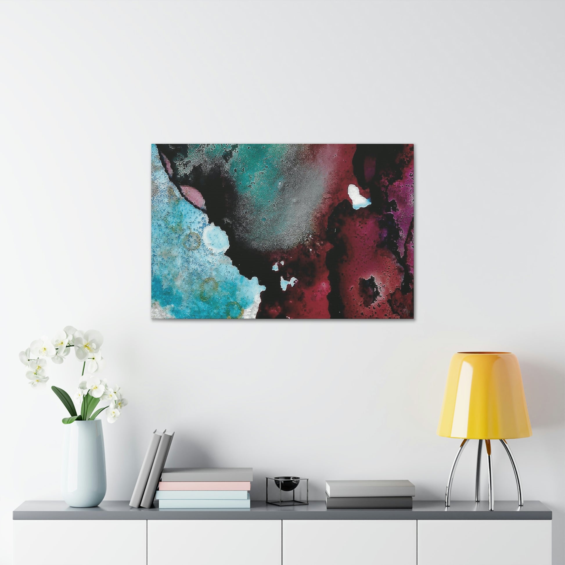 Inner Space 6 Canvas Print - Alja Design