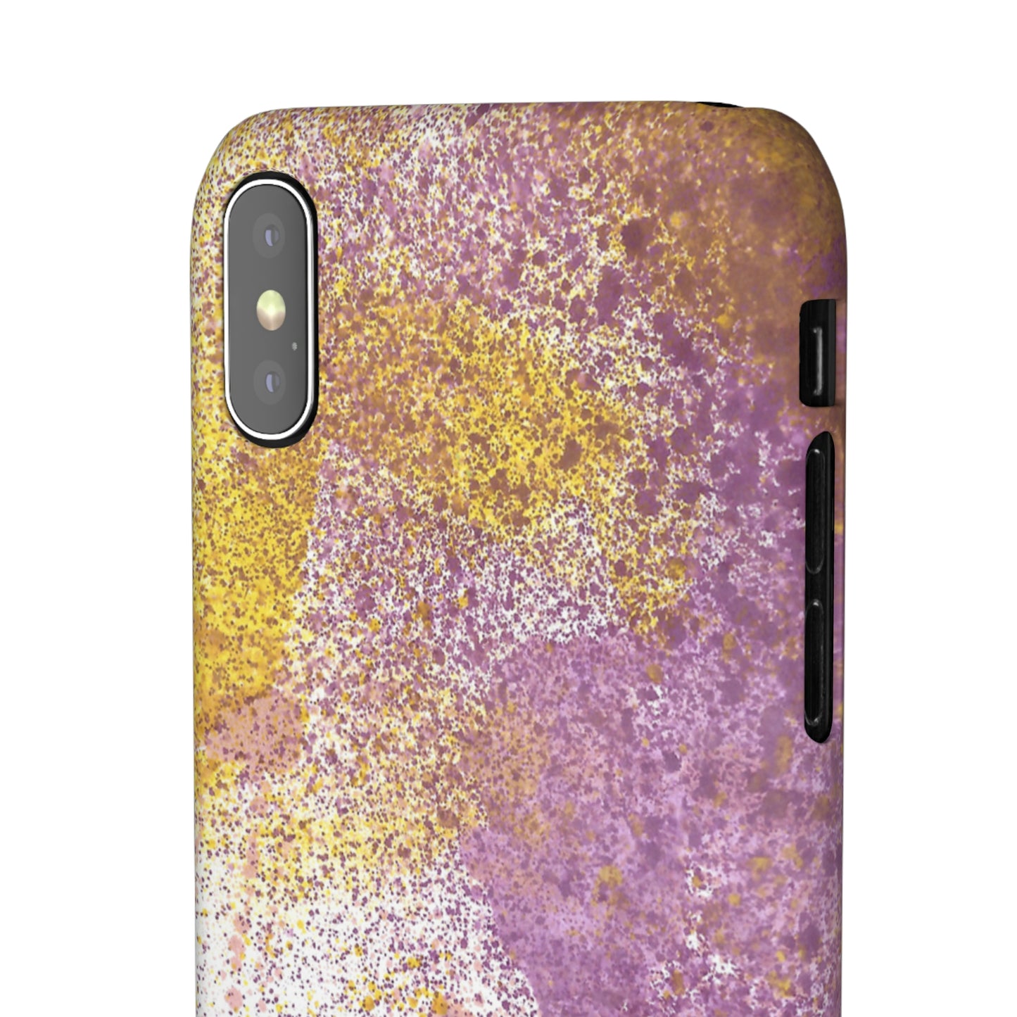 iPhone Samsung Galaxy Pixel5G Snap Case Phone Case Purple Blocks