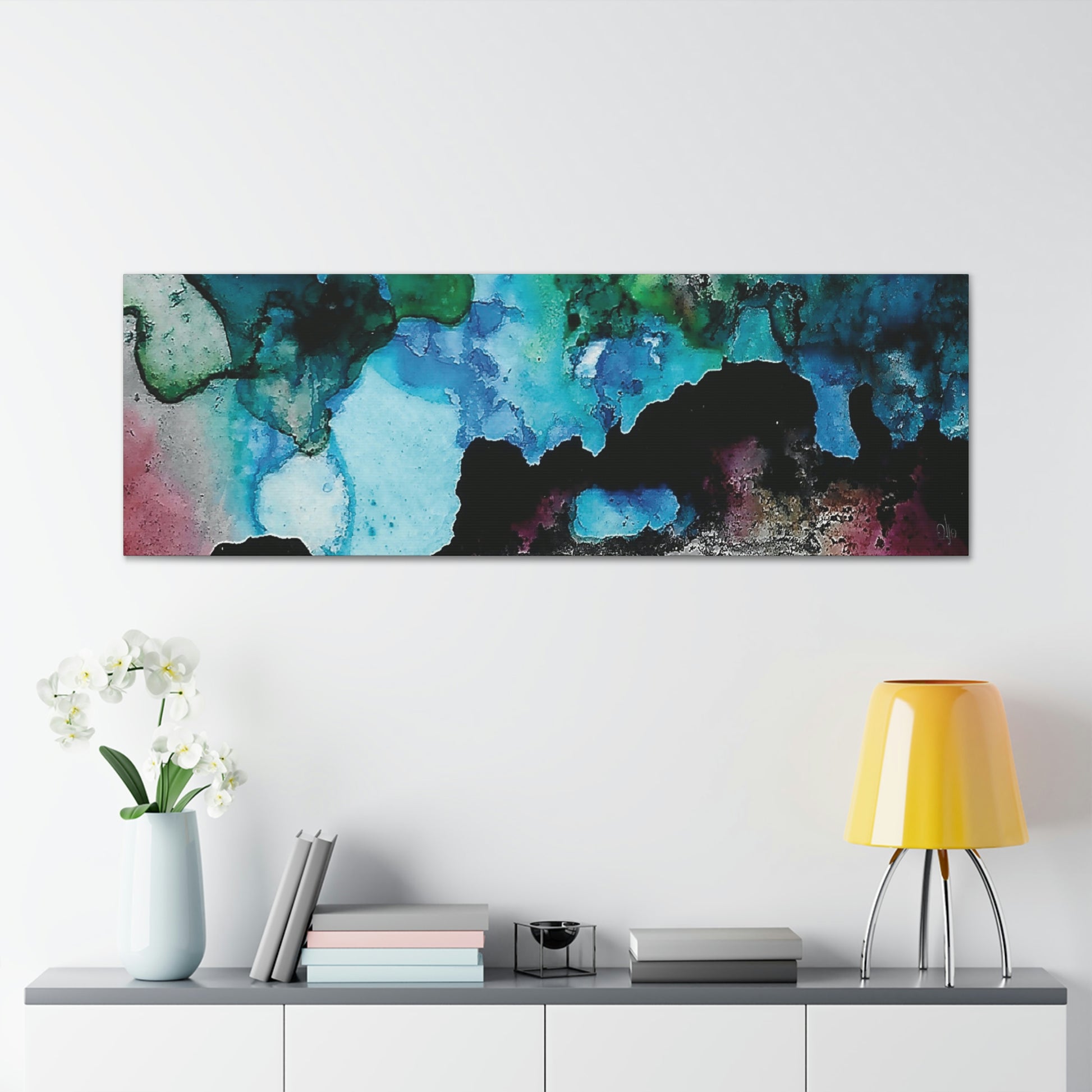 Inner Space 5 Canvas Print - Alja Design