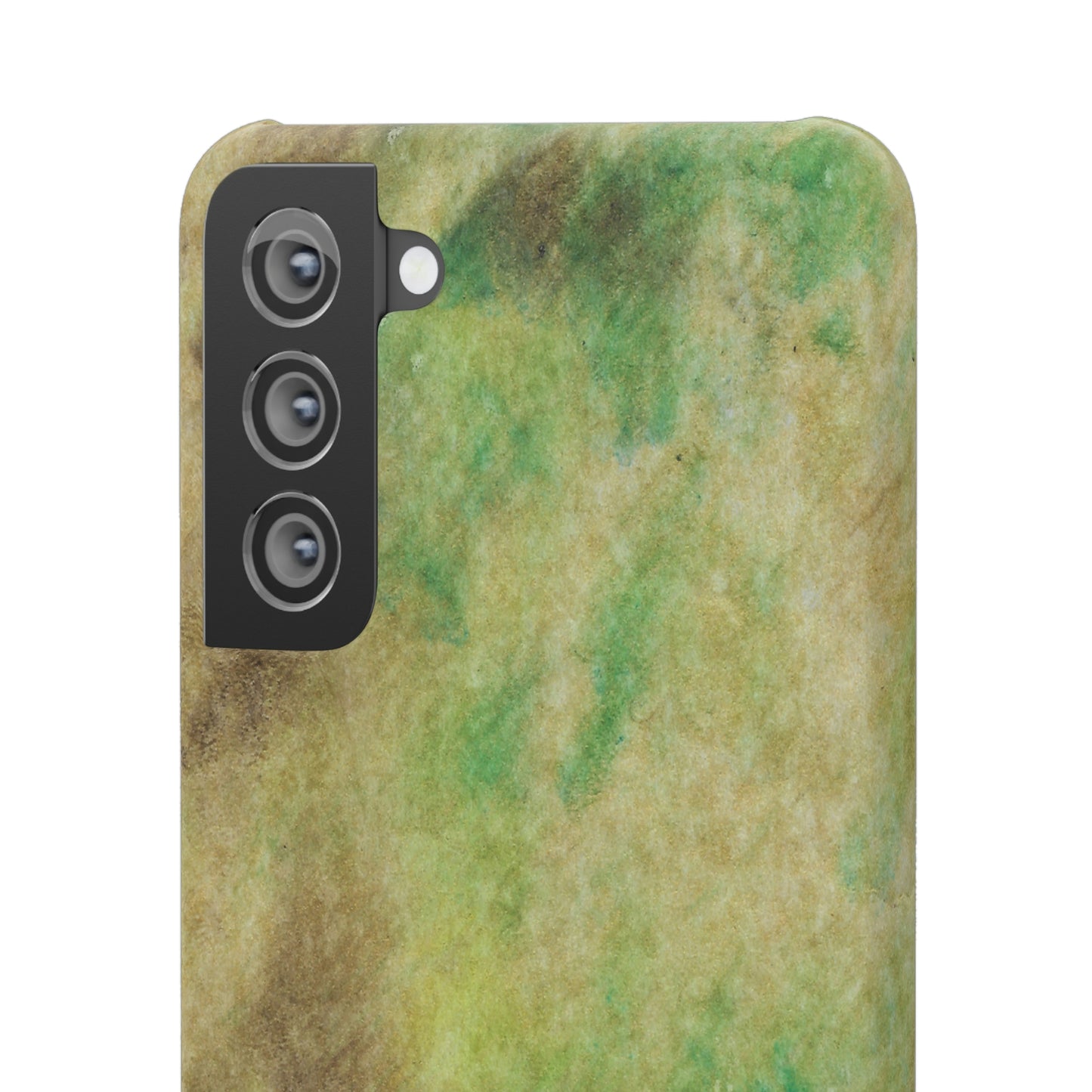 iPhone Samsung Galaxy Pixel5G Snap Case Phone Case Green Marble