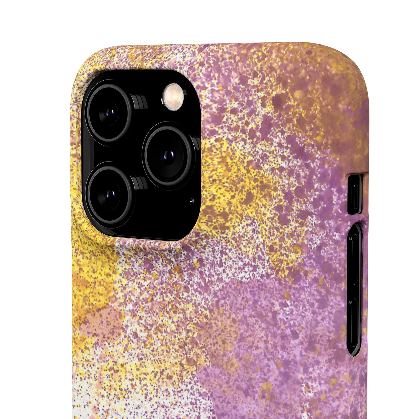 iPhone Samsung Galaxy Pixel5G Snap Case Phone Case Purple Blocks