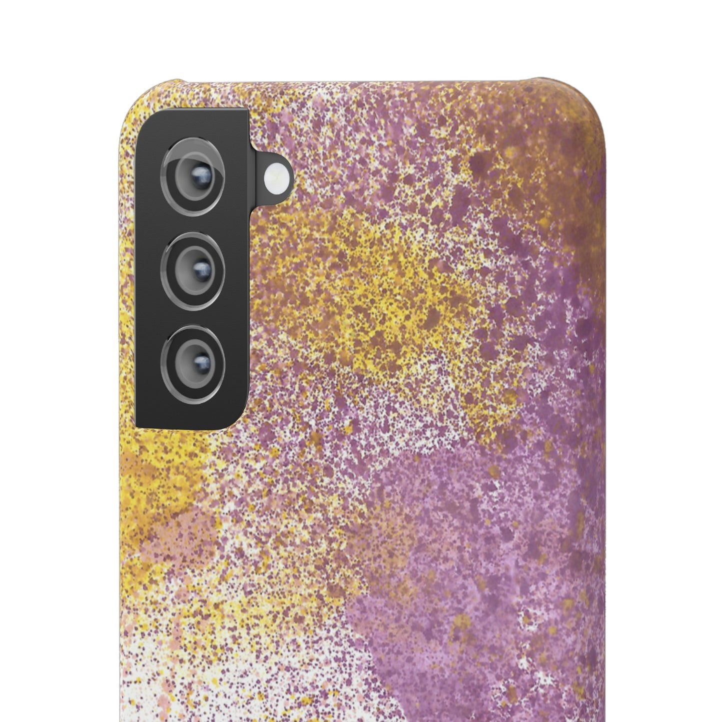 iPhone Samsung Galaxy Pixel5G Snap Case Phone Case Purple Blocks