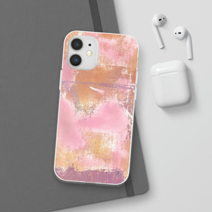 iPhone and Samsung Galaxy Flexi Phone Case Passionate Pink - Alja Design