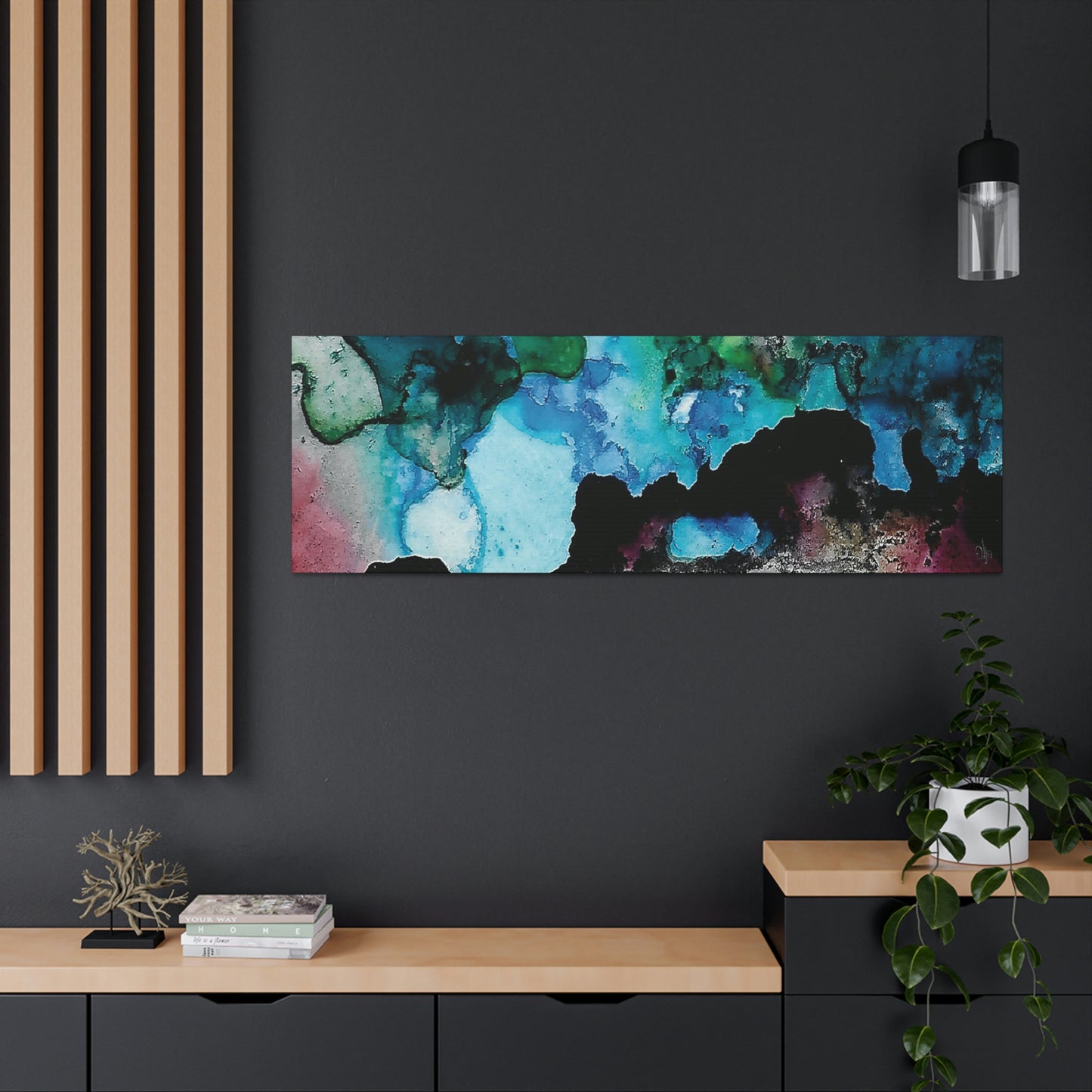 Inner Space 5 Canvas Print - Alja Design