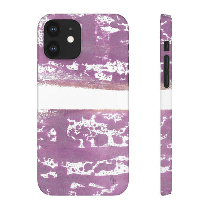 iPhone Samsung Galaxy Pixel5G Snap Case Phone Case Purple Horizon