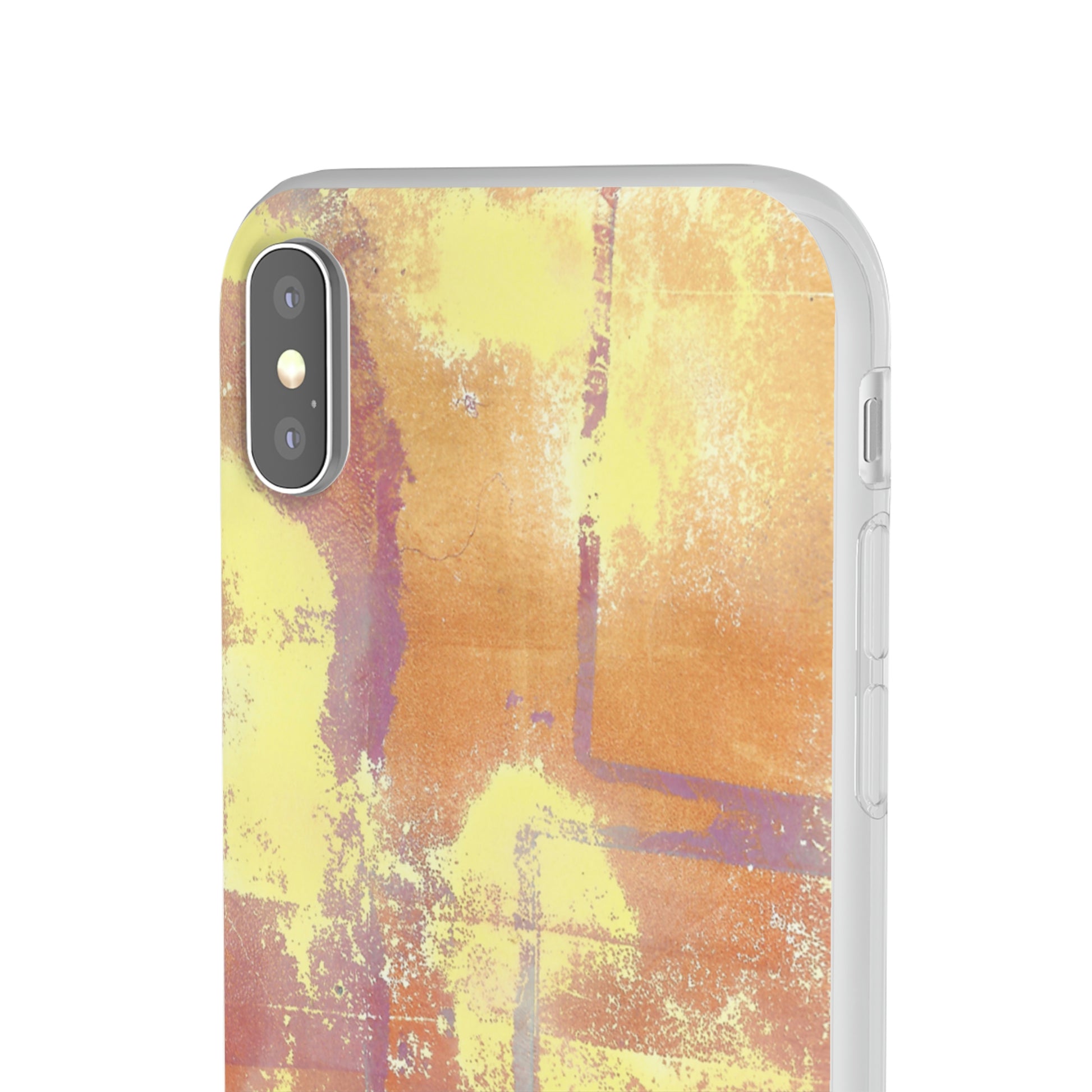 iPhone and Samsung Galaxy Flexi Phone Case Passionate Orange - Alja Design