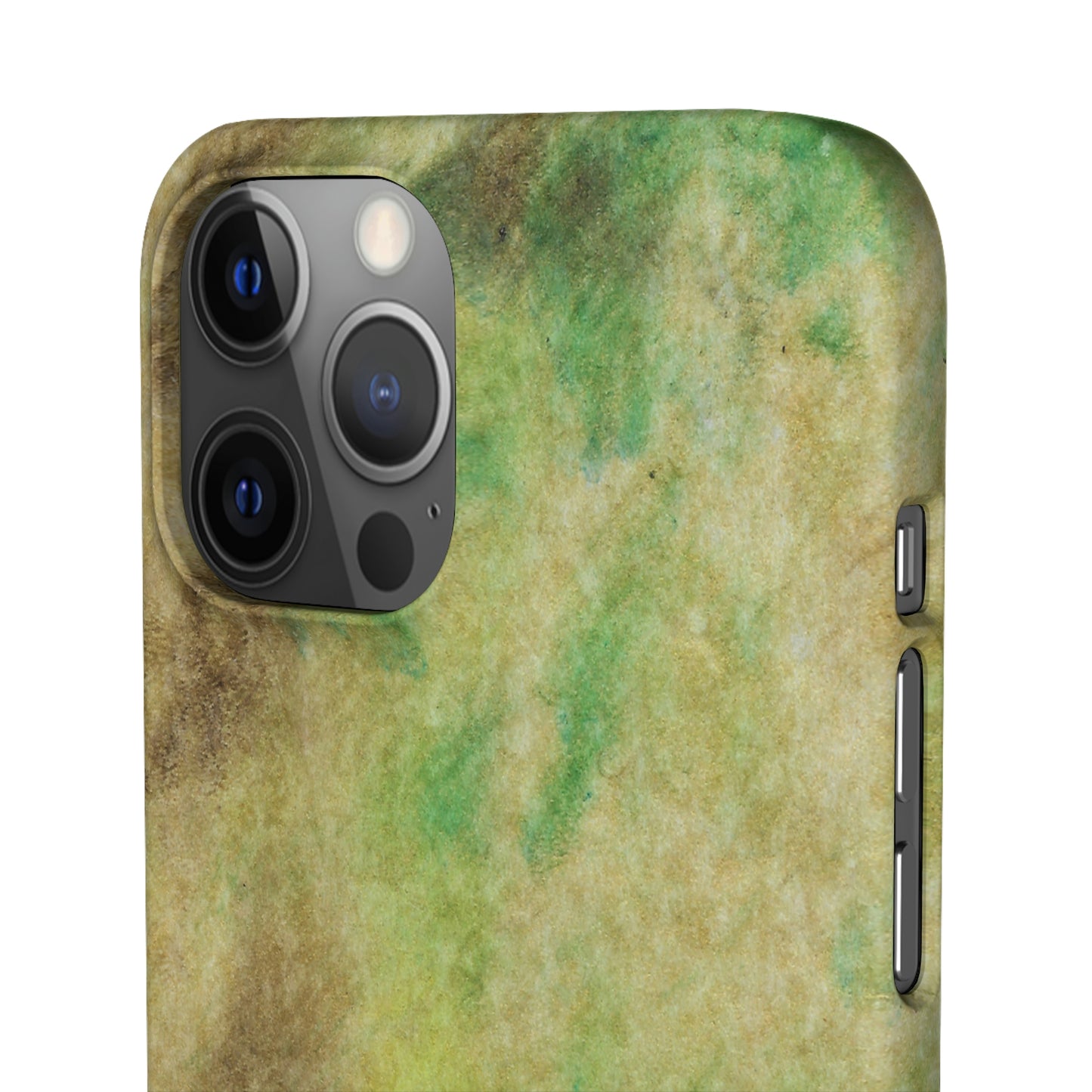 iPhone Samsung Galaxy Pixel5G Snap Case Phone Case Green Marble