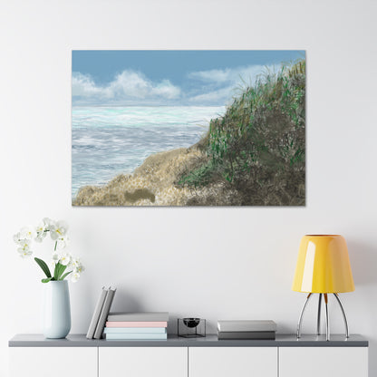 West Cliff Canvas Print - Alja Design