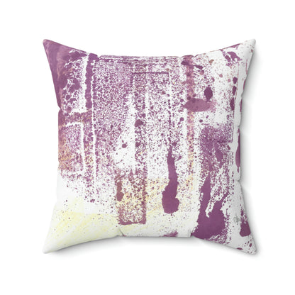 Purple Fantasy Two Square Pillow - Alja Design