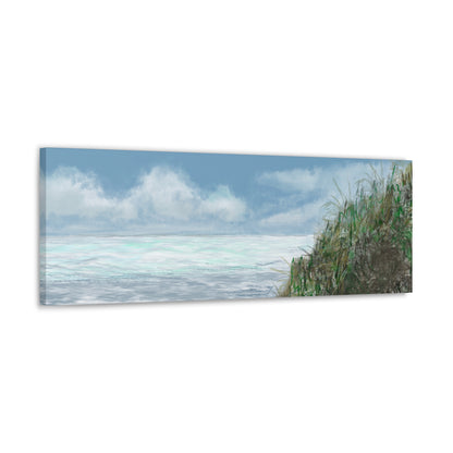 West Cliff Canvas Print - Alja Design