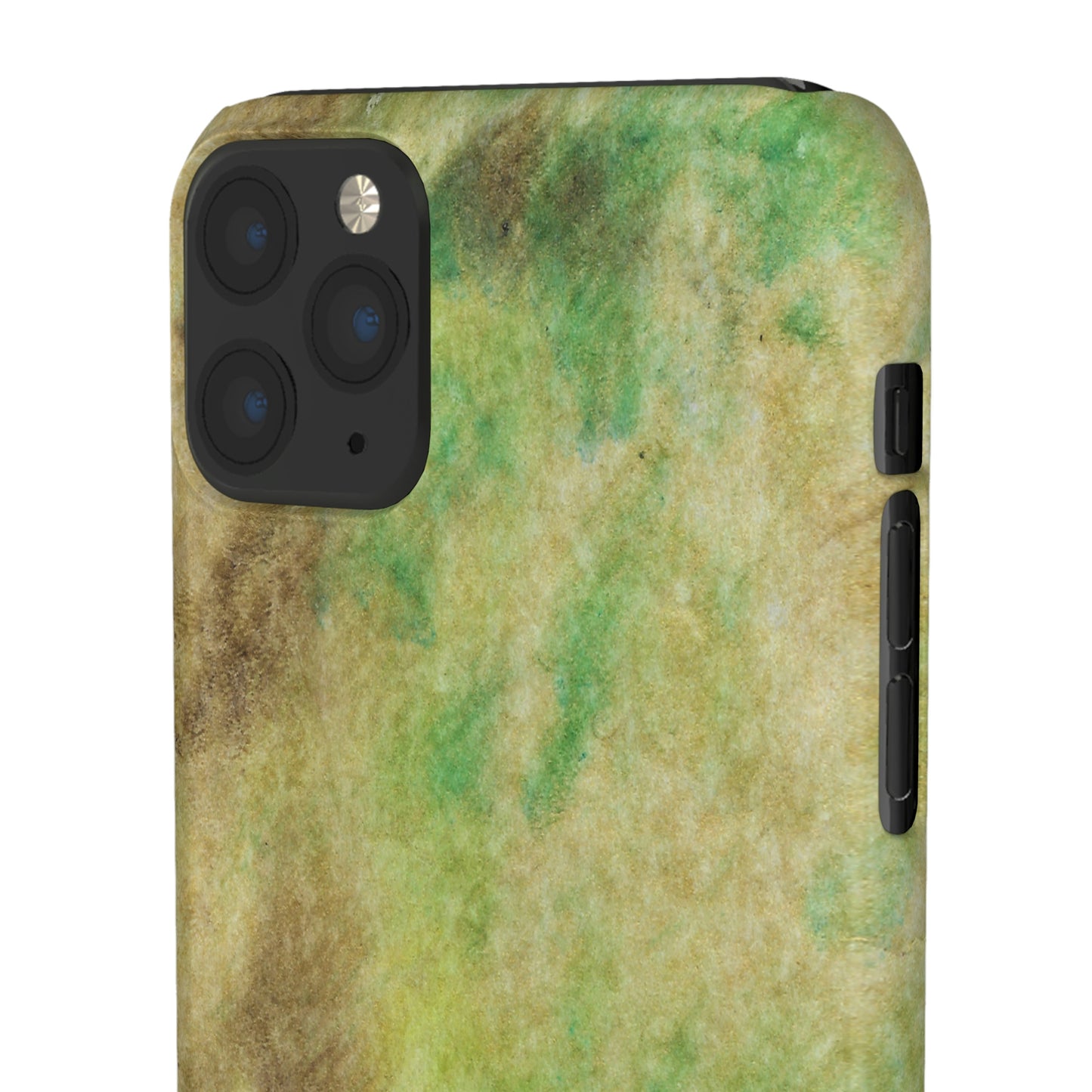 iPhone Samsung Galaxy Pixel5G Snap Case Phone Case Green Marble