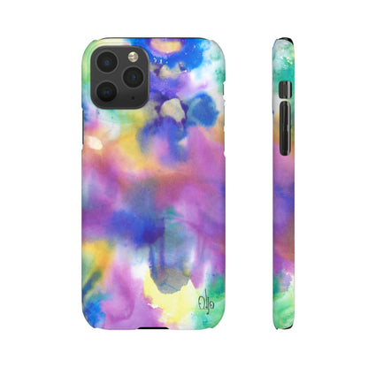 iPhone Samsung Galaxy Pixel5G Snap Case Phone Case Euphoric Colors